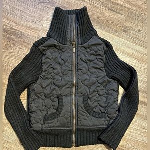 Girls sweater zip-up jacket